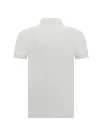 Dolce & Gabbana Cotton Piqué Polo-shirt With Branded Tag In White