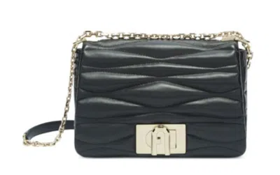 Furla Black 1927 M Shoulder Bag In Black