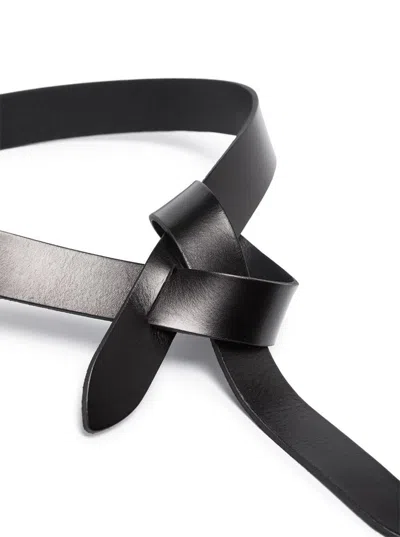 Isabel Marant Adjustable Knot Detail Smooth Finish Belt