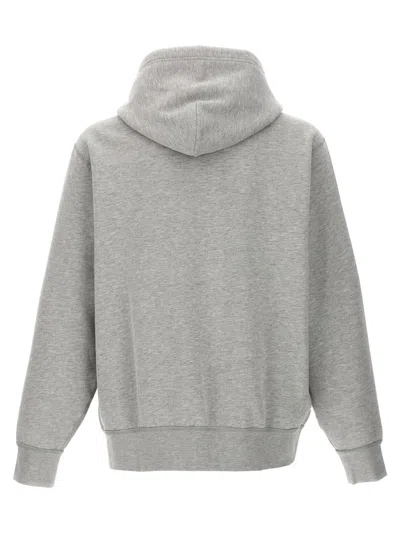 Polo Ralph Lauren Classic Pullover Hoodie With Drawstring In Gray