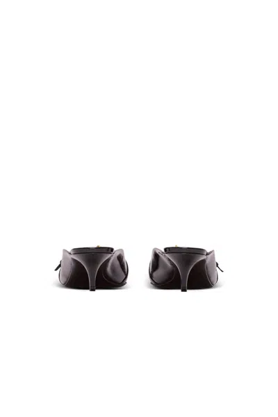 Balmain Sync Patent Leather Mules With Pointed Toe