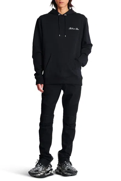Balmain Signature Hooded Sweatshirt