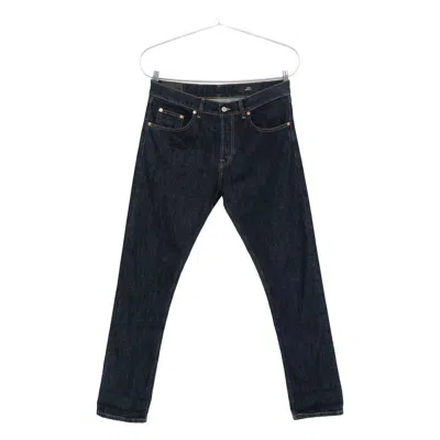 Dondup Denim Trousers With Belt Loops In Blue