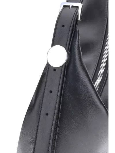 Marni Smooth Adjustable Strap Shoulder Bag In Black