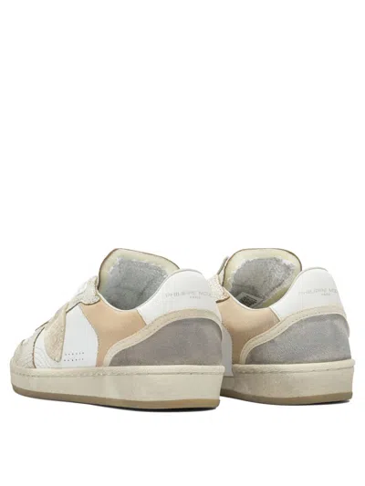 Philippe Model Woman Sneakers Off White Size 9 Leather In Multi