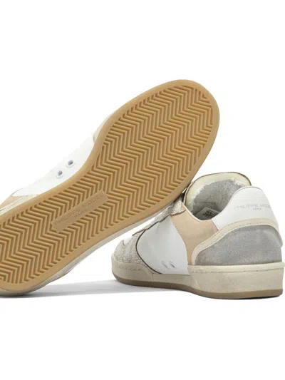 Philippe Model Woman Sneakers Off White Size 9 Leather In Multi
