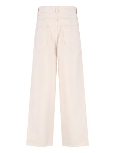 Rohe Baggy Low-rise Denim Jeans In Pink