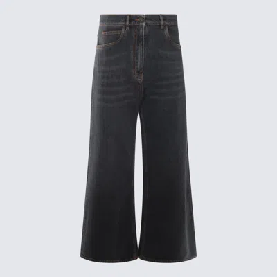 Etro Grey Cotton Jeans