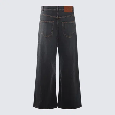 Etro Grey Cotton Jeans