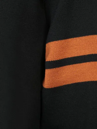 Zegna Crewneck Sweater With Ribbed Cuffs And Hem In Black