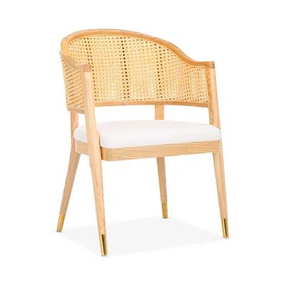 Safavieh Rogue Rattan Dining Chair, Natural In Neutral