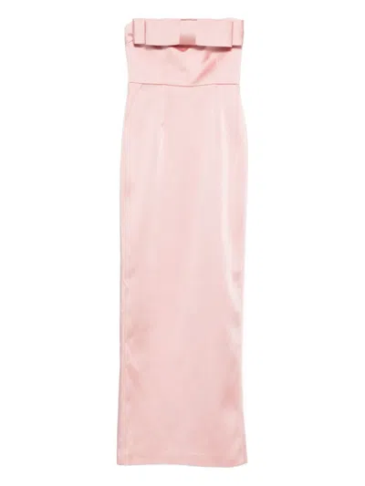 The New Arrivals Ilkyaz Ozel Sisu Bow-detailed Maxi Dress