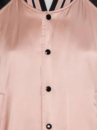 Pre-owned Saint Laurent Satin Bomber Jacket