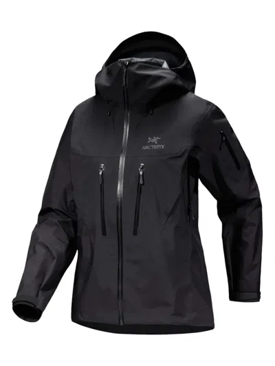 Arc'teryx Alpha Sv Zippered Casual Jacket In Black