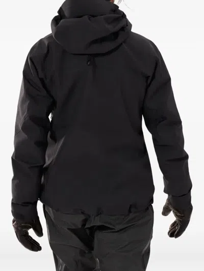 Arc'teryx Alpha Sv Zippered Casual Jacket In Black