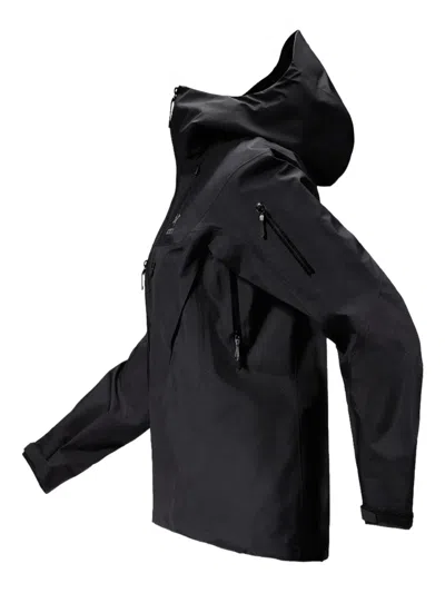 Arc'teryx Alpha Sv Zippered Casual Jacket In Black