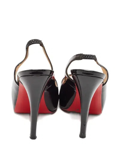 Pre-owned Christian Louboutin 2023 115mm Peep-toe Heeled Pumps