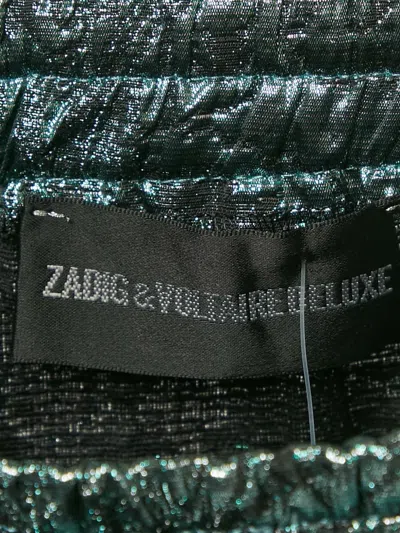 Pre-owned Zadig & Voltaire Drawstring Lurex Skirt