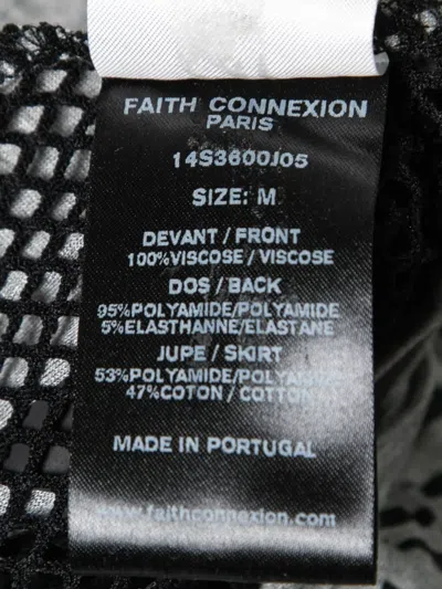 Pre-owned Faith Connexion 2014  Geometric Mesh Dress
