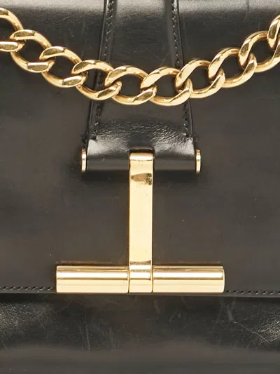 Pre-owned Tom Ford  Tara Chain Leather Shoulder Bag