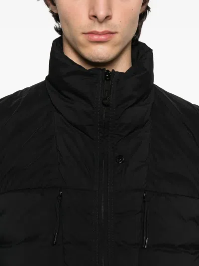 Stone Island Quilted High-neck Vest - Men's - Polyamide/elastane/duck Feathers In Black