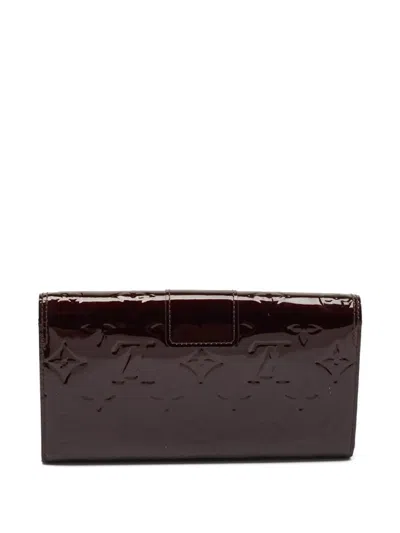 Pre-owned Louis Vuitton Vernis Sarah Wallet