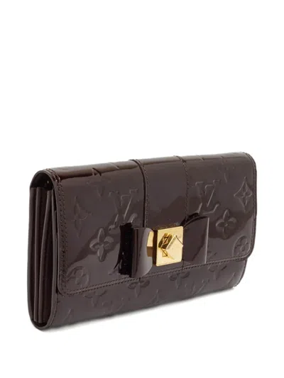 Pre-owned Louis Vuitton Vernis Sarah Wallet