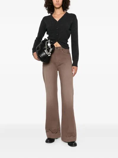 R13 Charlotte Jeans In Brown