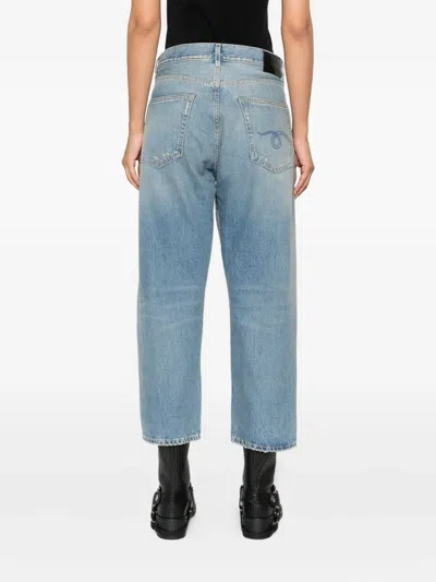 R13 X-bf Bootcut Jeans In Multi
