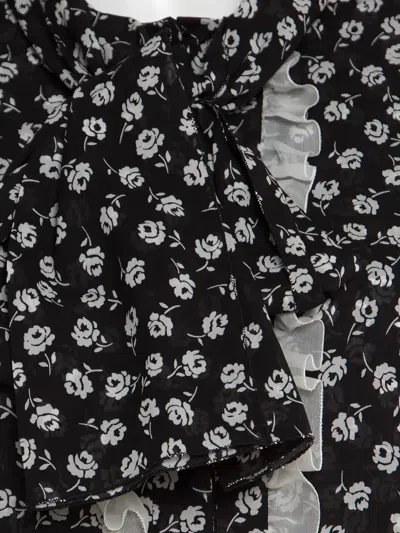 Pre-owned Dolce & Gabbana Ruffle-detailing Silk Blouse