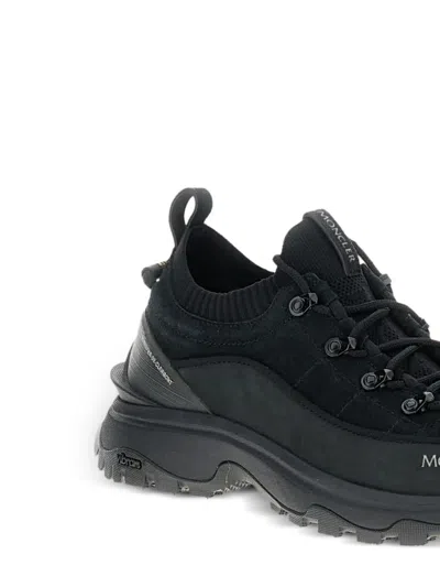 Moncler Knitted-panel Lace-up Trainers