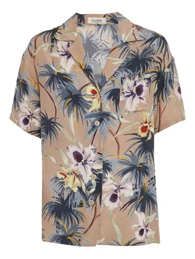 Pre-owned Valentino 2024 Floral Tropical Shirt