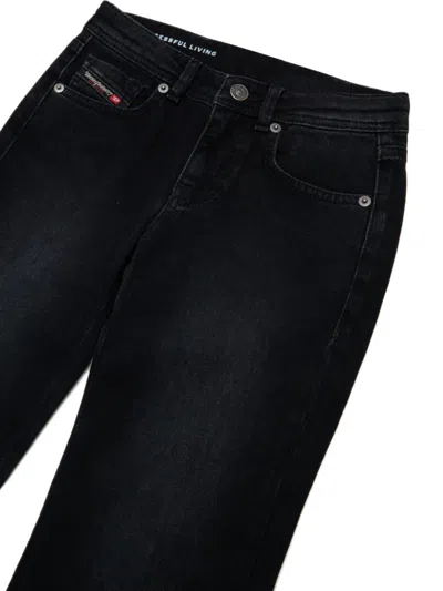 Diesel D-prilla-j Jeans In Black