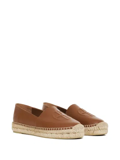 Anine Bing Paloma Logo-embossed Espadrilles