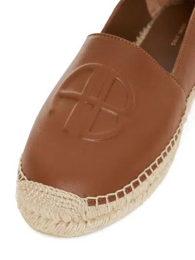 Anine Bing Paloma Logo-embossed Espadrilles