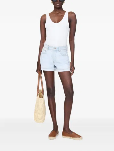 Anine Bing Paloma Logo-embossed Espadrilles