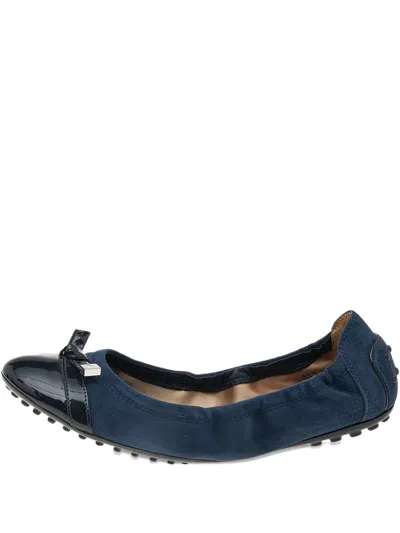 Pre-owned Tod's Vintage  Scrunch Ballet Flats
