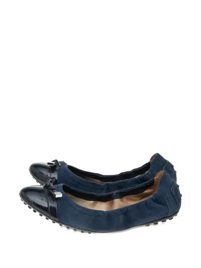 Pre-owned Tod's Vintage  Scrunch Ballet Flats