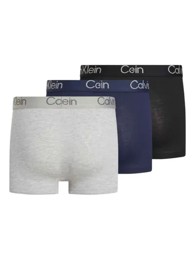 Calvin Klein Logo-waistband Boxers (pack Of Three) In Multi