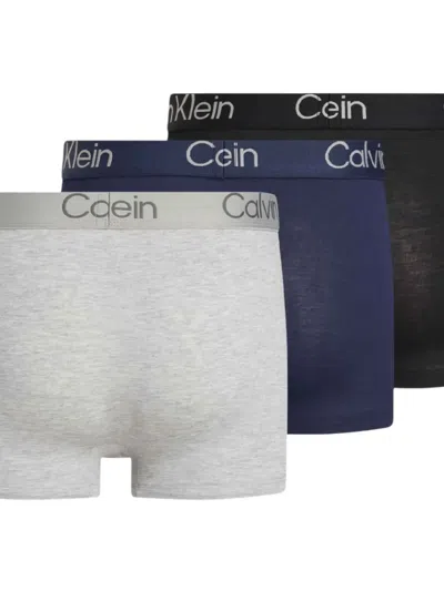 Calvin Klein Logo-waistband Boxers (pack Of Three) In Multi