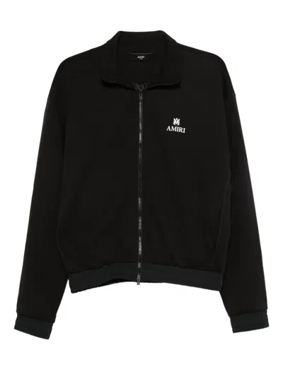 Amiri Embroidered-logo Sweatshirt In Black