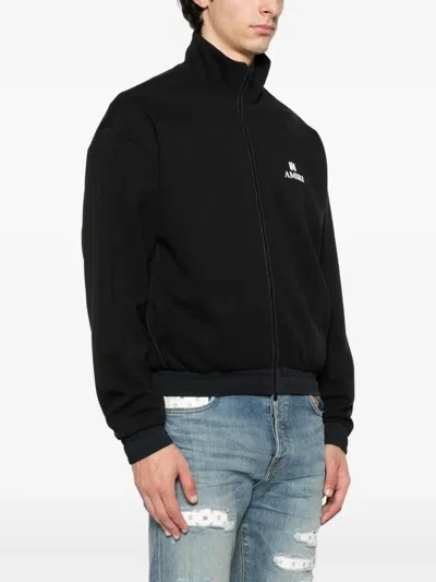 Amiri Embroidered-logo Sweatshirt In Black
