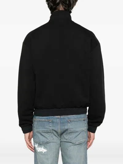 Amiri Embroidered-logo Sweatshirt In Black