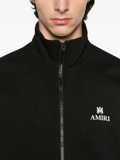 Amiri Embroidered-logo Sweatshirt In Black