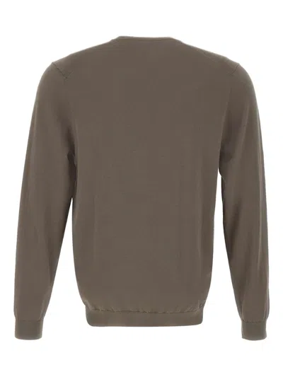 Diktat Round-neck Sweater In Brown