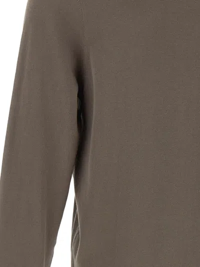 Diktat Round-neck Sweater In Brown