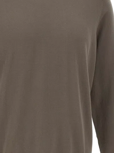 Diktat Round-neck Sweater In Brown