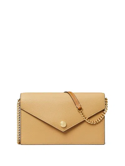 Tory Burch Envelope Chain Wallet In Brown