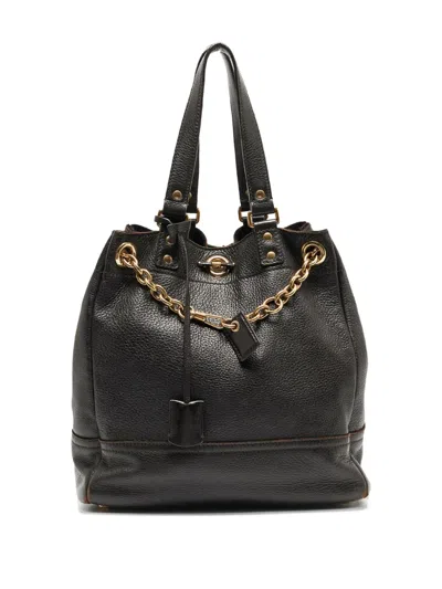 Pre-owned Saint Laurent Leather Tote Bag