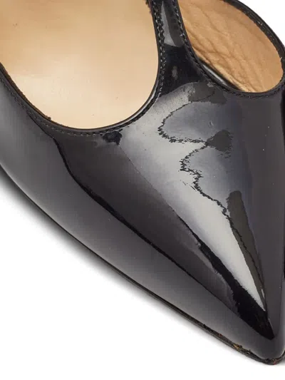 Pre-owned Christian Louboutin 100mm J String Patent-leather Pumps